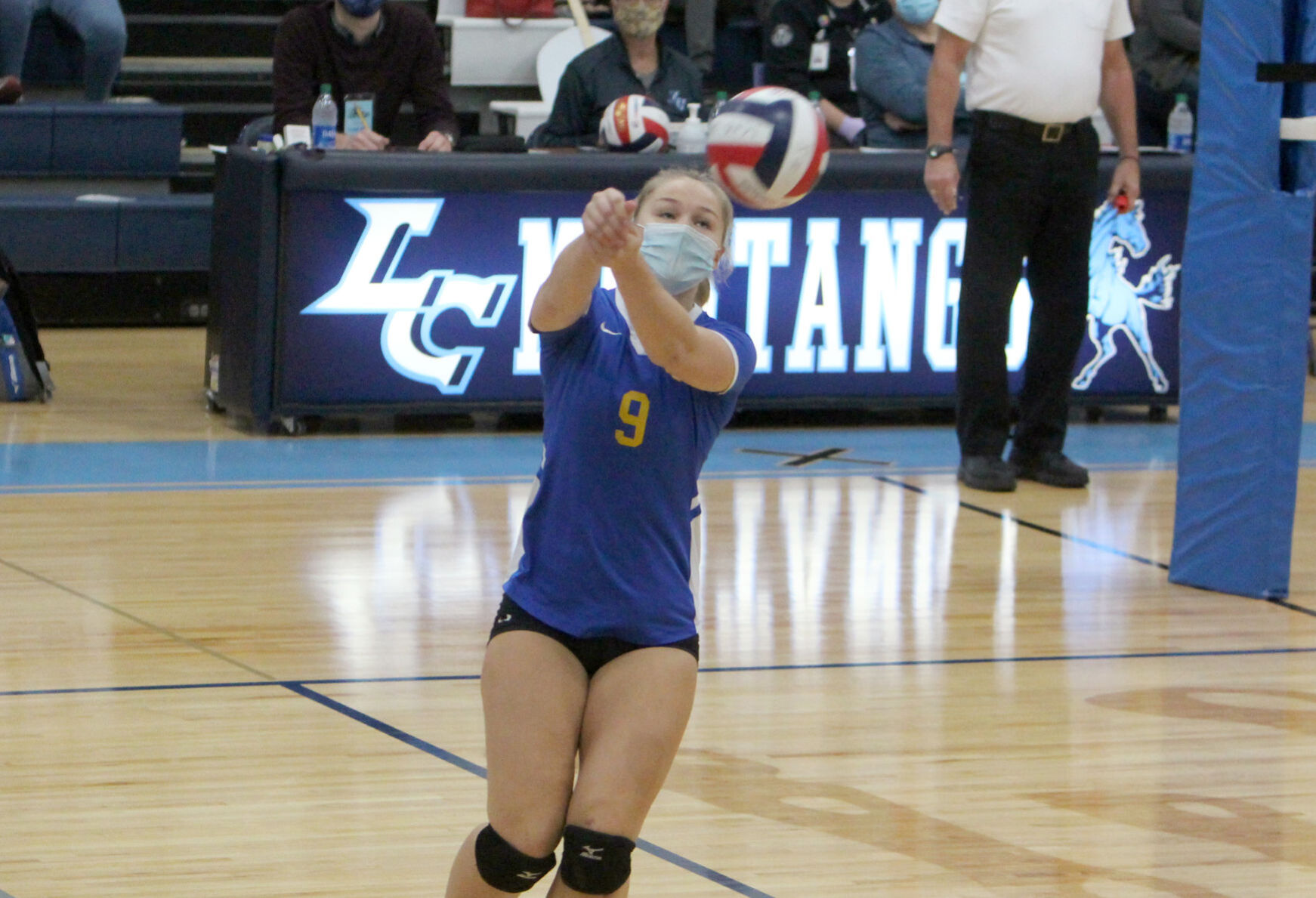 McDonell volleyball vs Prentice at Division 4 state semifinals 11-7-20